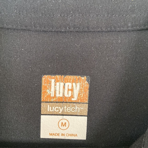 Lucy black zip up sport jacket Size M - Picture 2 of 3